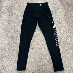 Puma Black Leggings with Logo
